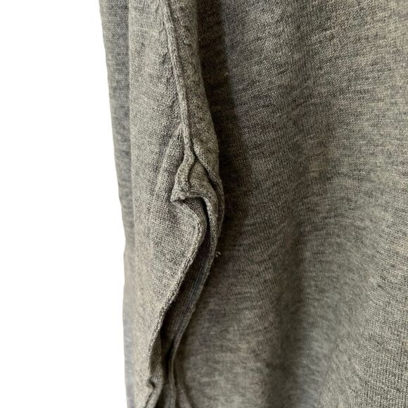 Davis & Squire grey wool blend V-neck long sleeved sweater men’s XL - Picture 4 of 7